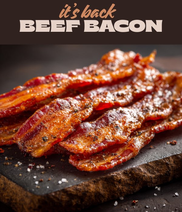 Beef Bacon is Back - Mobile