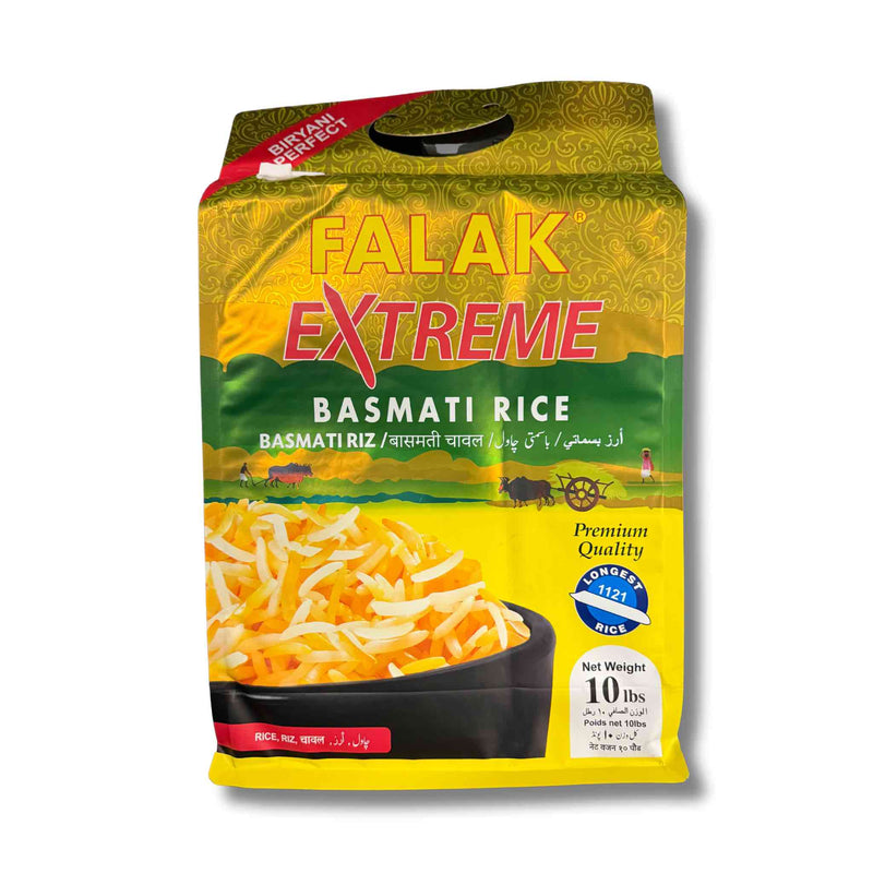 Falfa Rice Falak Exteme Basmati Rice - 10 lb – One Stop Halal