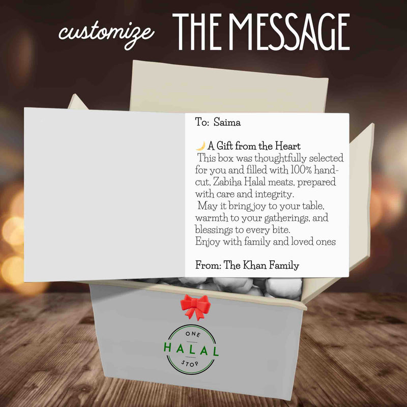 Gift Box Customize Message