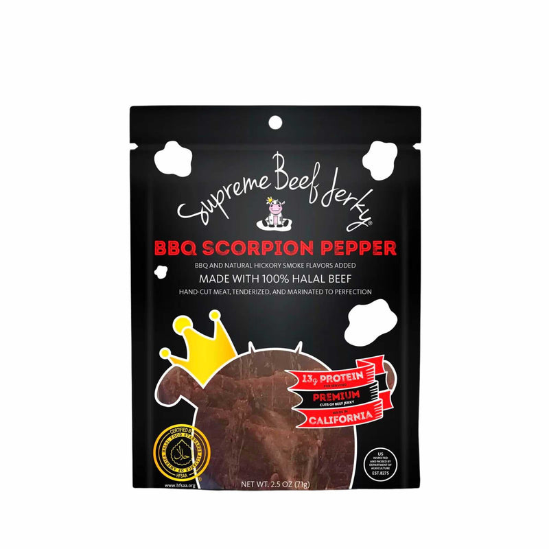 Halal Jerky BBQ Scorpion Pepper Flavor