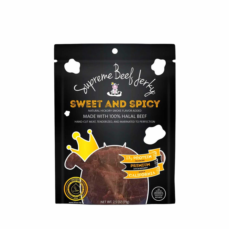 Halal Jerky Sweet and Spicy Flavor