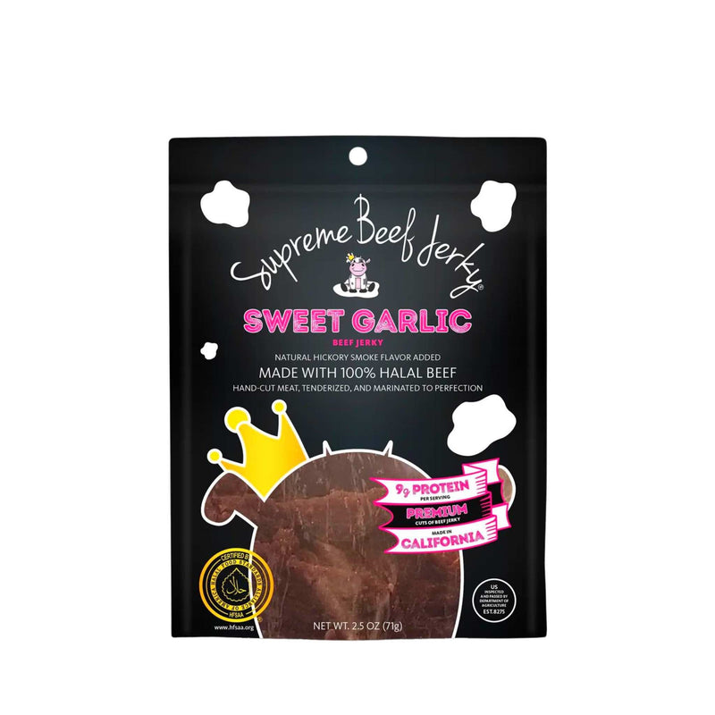 Halal Jerky Sweet Garlic Flavor