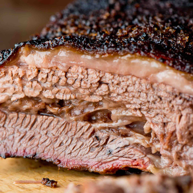 Halal Smoked Brisket - Closeup