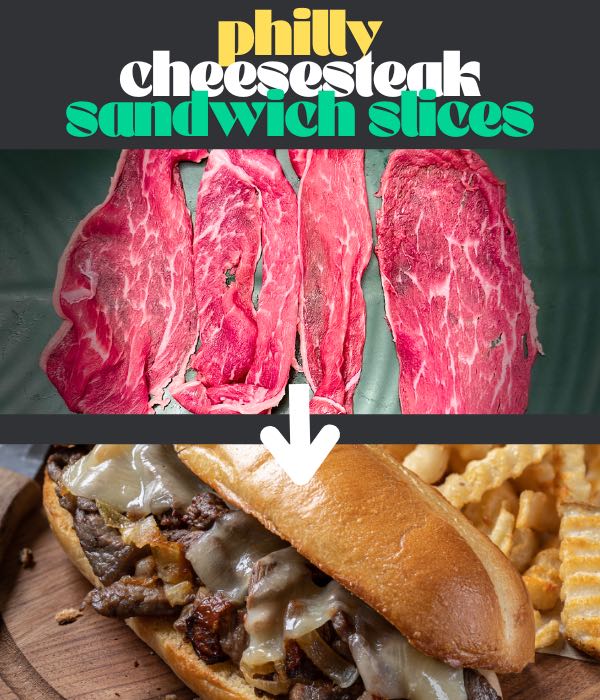 Philly Cheese steak Sandwich Slices - Mobile