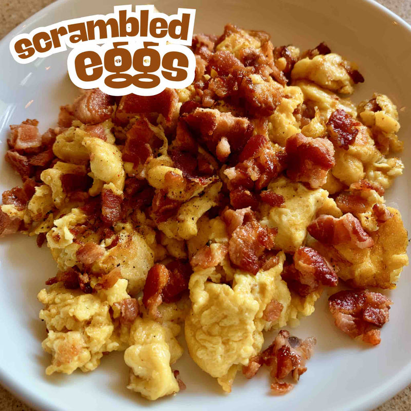 Smoked Beef Bacon Bits Scrambled Eggs