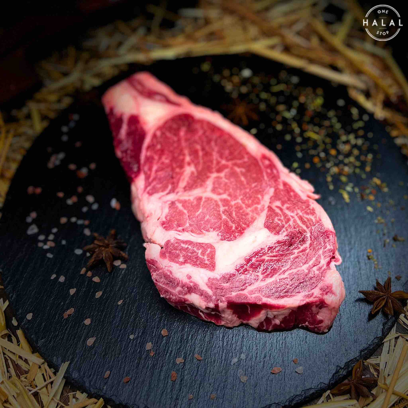 USDA Prime Ribeye Steak – One Stop Halal