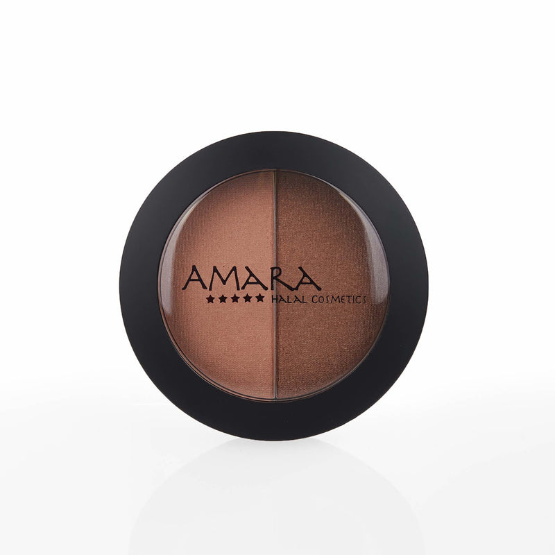 Amara Press Blush & Bronzer - Bronze Closed 