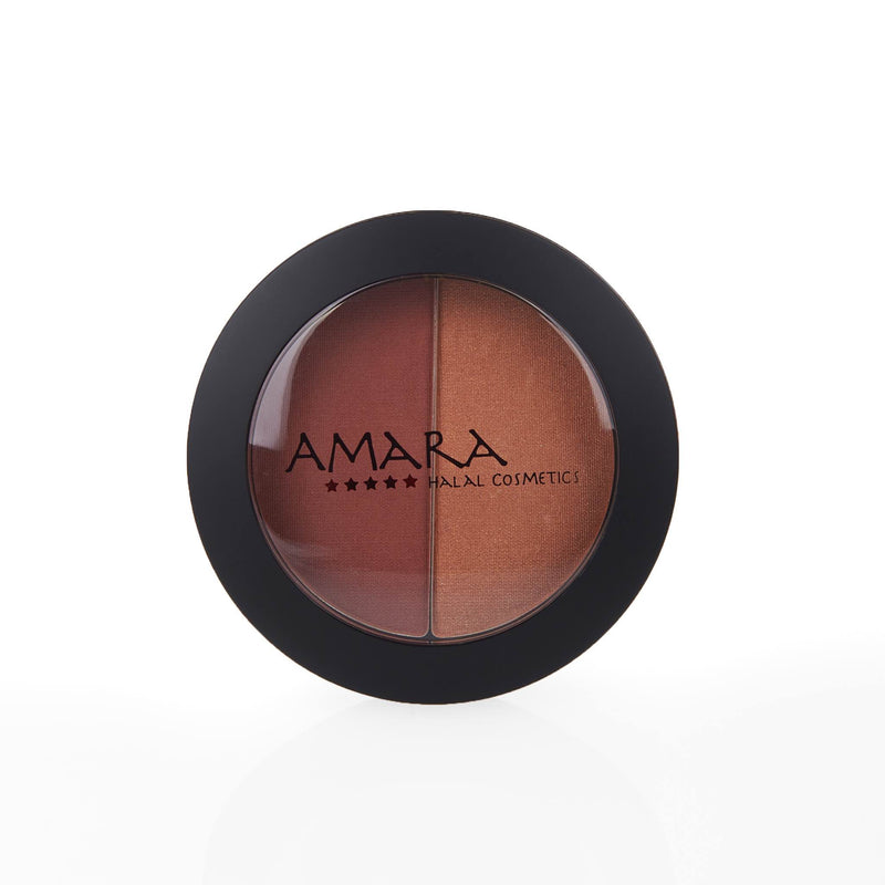 Amara Press Blush & Bronzer - Desert Sun Closed