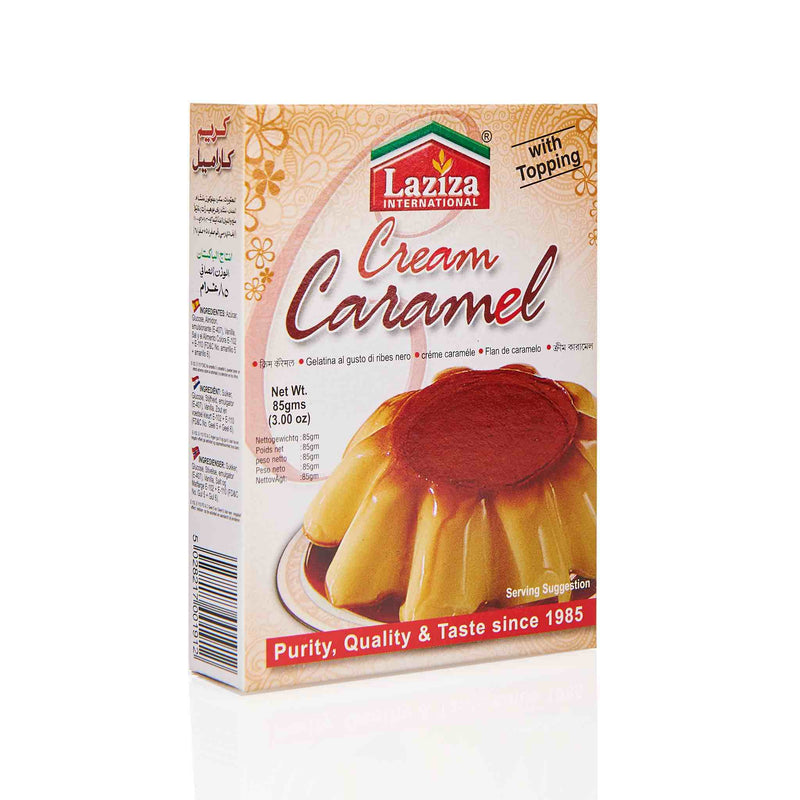 Laziza Cream Caramel Pudding Mix - Front