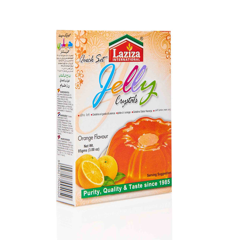 Laziza Orange Jelly Crystals - Front