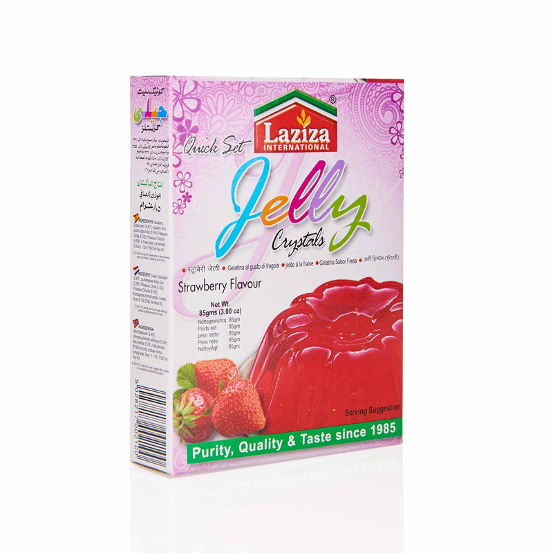 Laziza Strawberry Jelly Crystals - Front