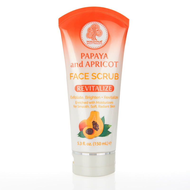 Madina Halal Papaya & Apricot Facial Scrub - Front