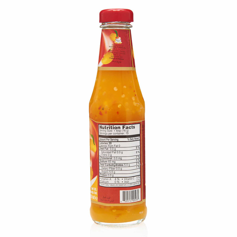 National Mango Chilli Sauce - Nutritional Facts