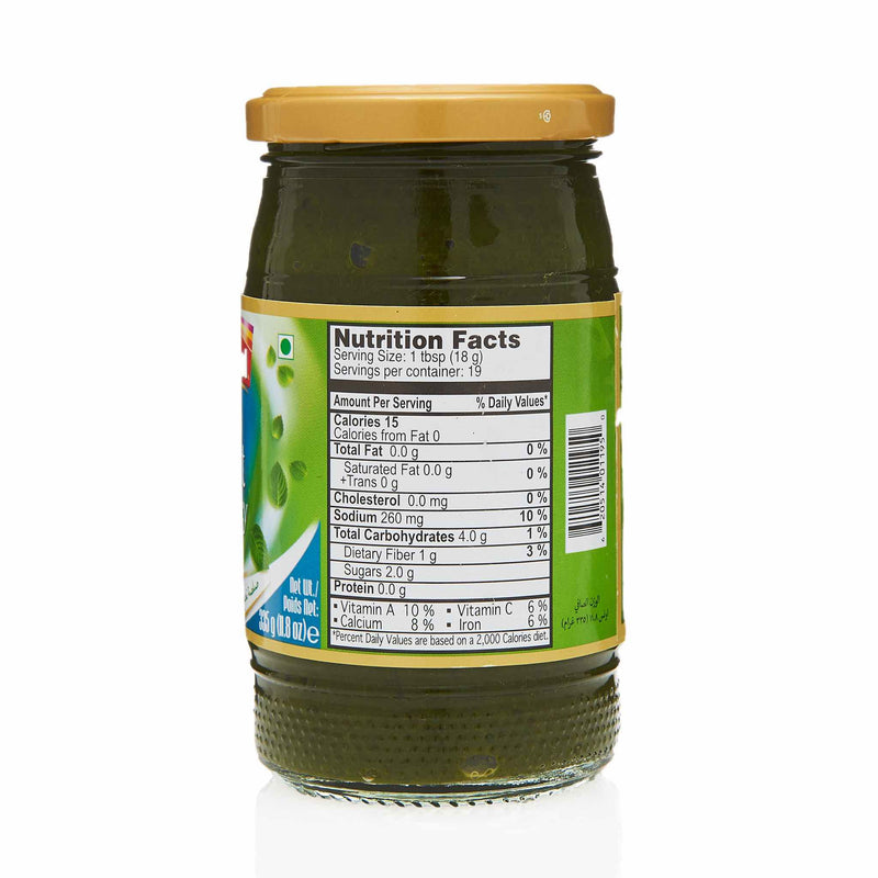 National Mint Chutney - Nutritional Facts