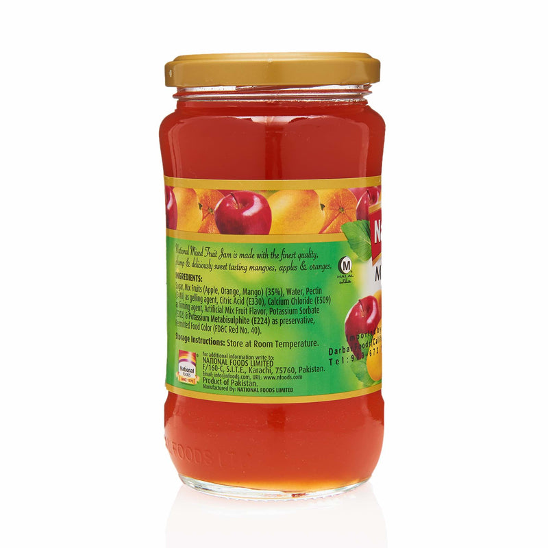 National Mixed Fruit Jam - Ingredients