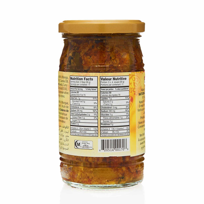 National Hyderabadi Mixed Pickle - Nutrition