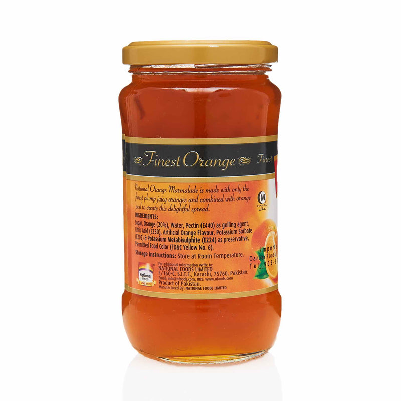 National Orange Marmalade Jam - Ingredients