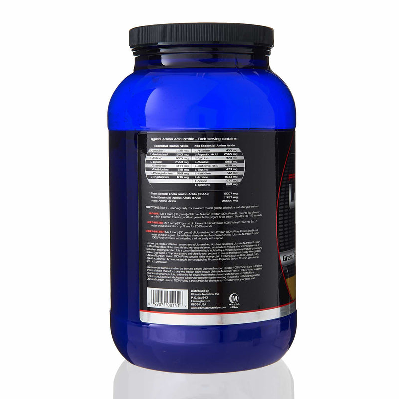 Ultimate Nutrition Halal Natural Whey Protein - Directions