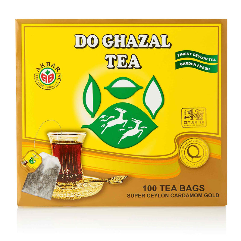 Do Ghazal Cardamom Black Tea Bags - Front