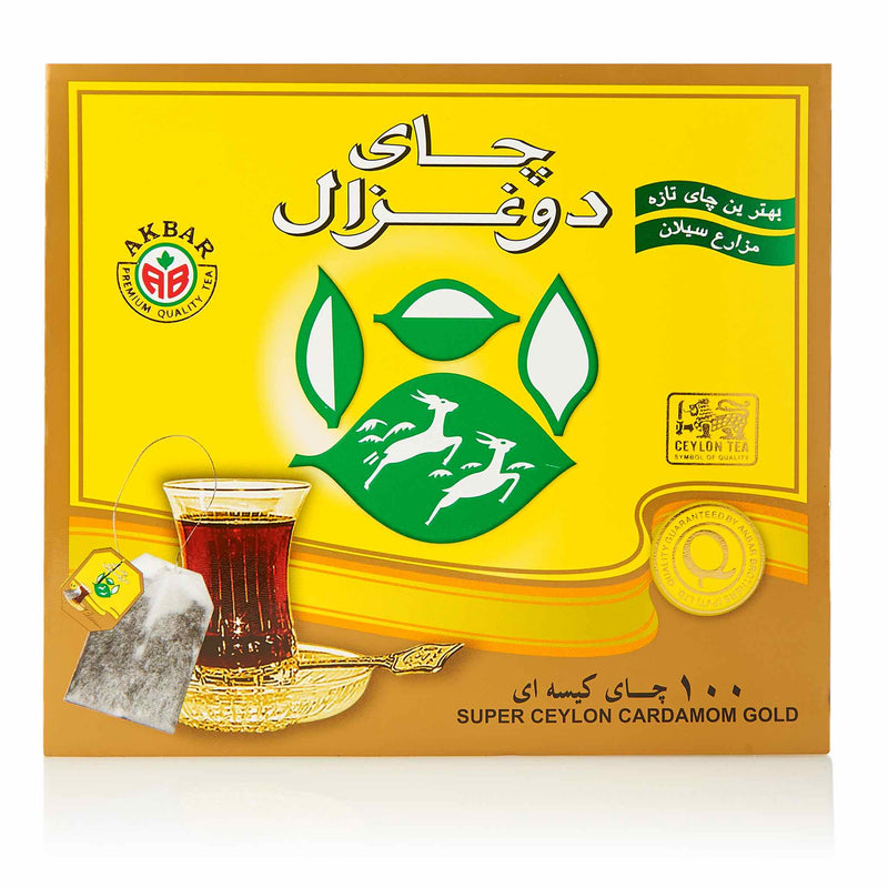 Do Ghazal Cardamom Black Tea Bags - Back