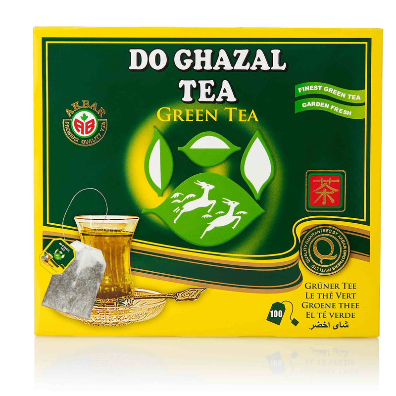 Do Ghazal Green Tea Bags - Front