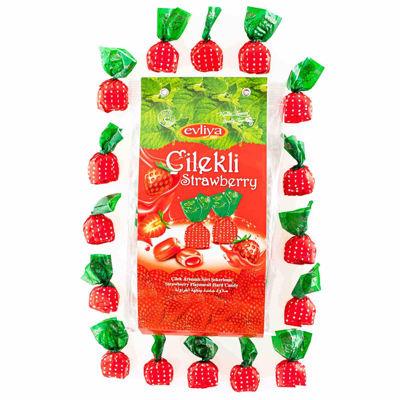 Evliya Strawberry Coated Jelly Candy - 1