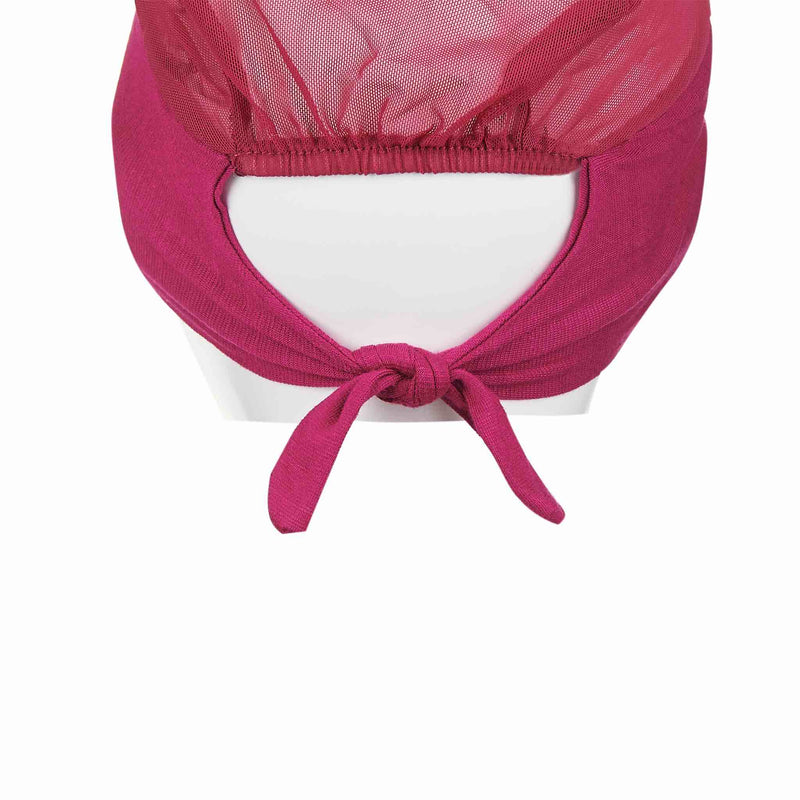 Breathable Head Cap for Hijab - Pink