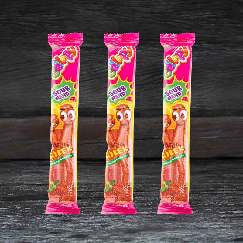 Jellopy Strawberry Sour Wand - 2