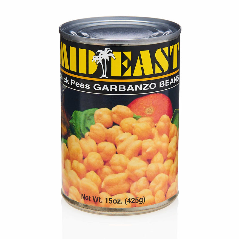 MidEast Chick Peas Garbanzo Beans Can - Front