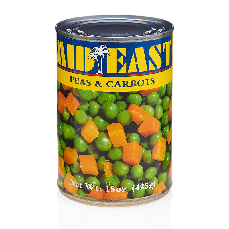 MidEast Canned Peas & Carrots - Front