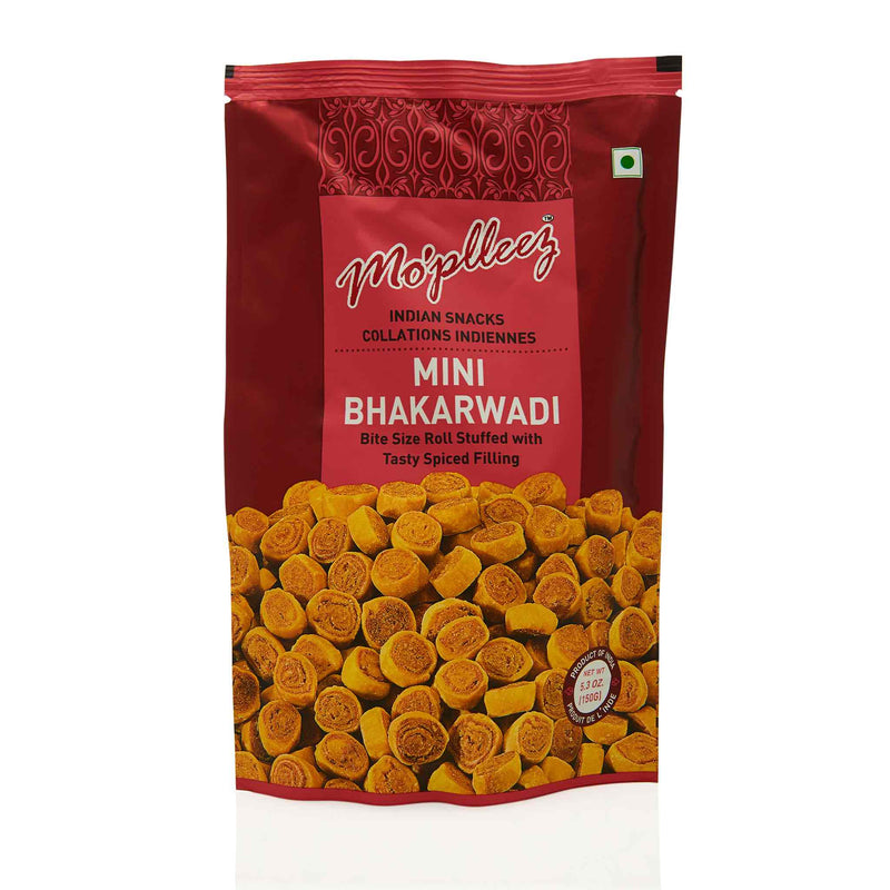 MoPlleez Mini Bhakarwadi Snack - Front