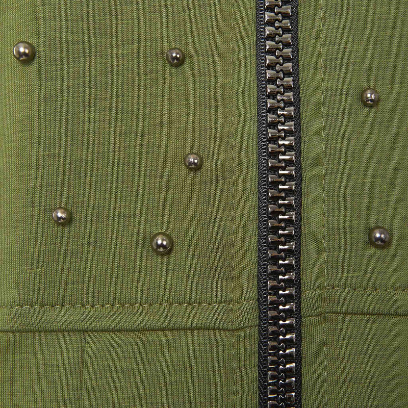 Bottle Green Active Wear with Pellet - Detail