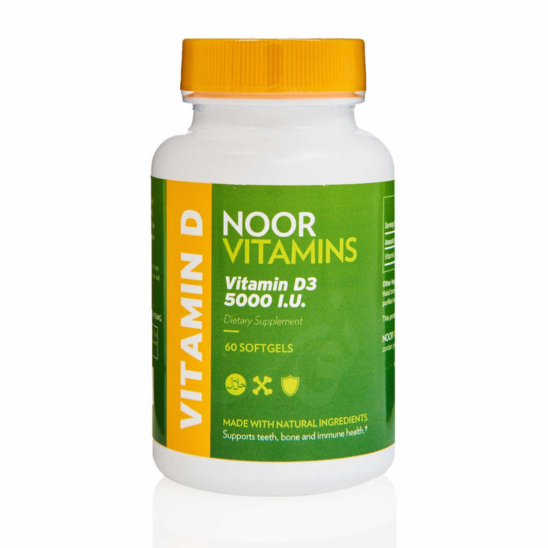 Noor Vitamins Vitamin D3 5000 I.U. - Front