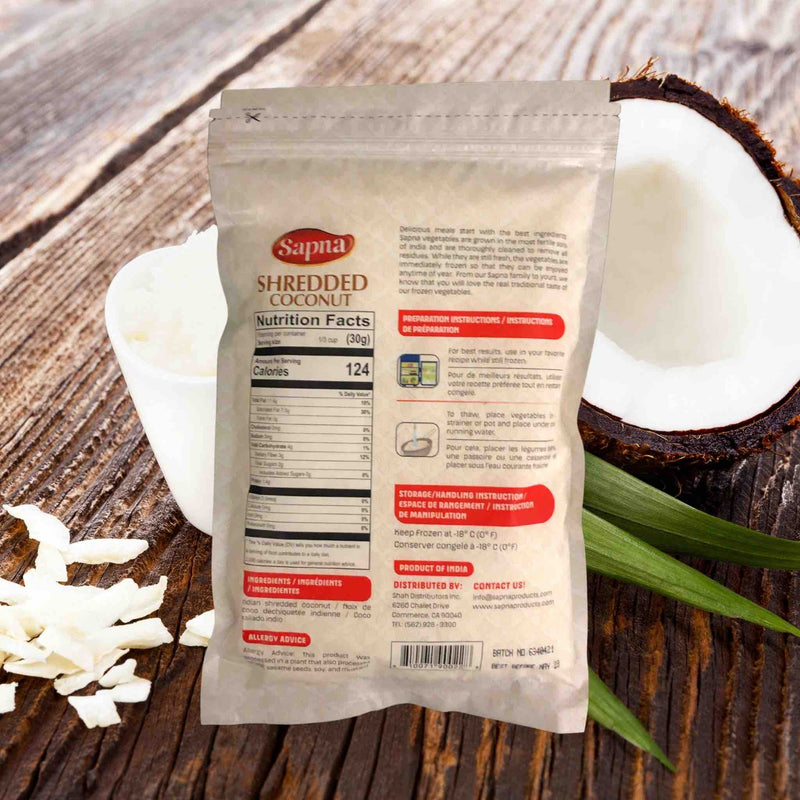 Sapna Shredded Coconut - Nutrition Facts