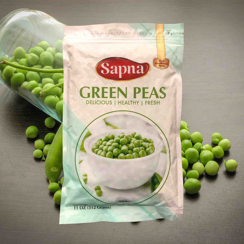 Sapna Frozen Vegetable Green Peas - Front
