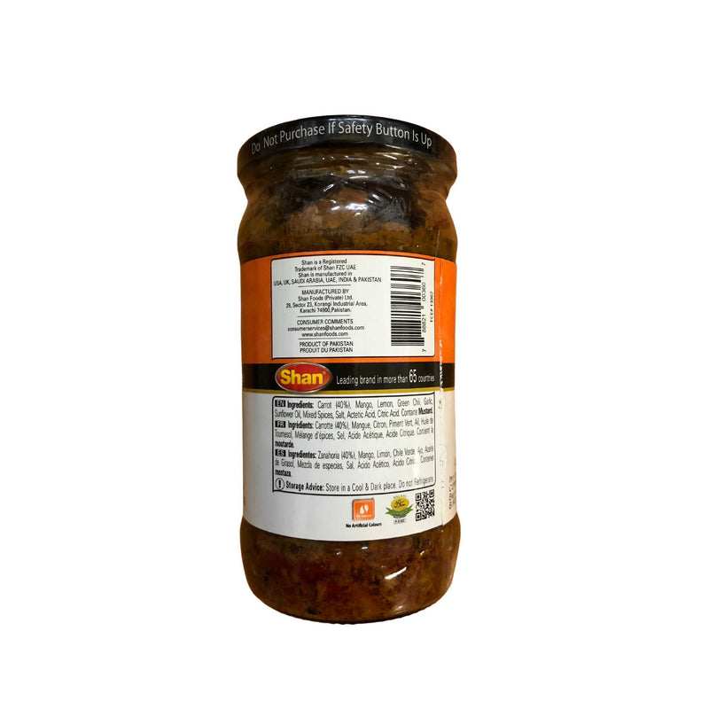 Shan Carrot Pickle - Ingredients