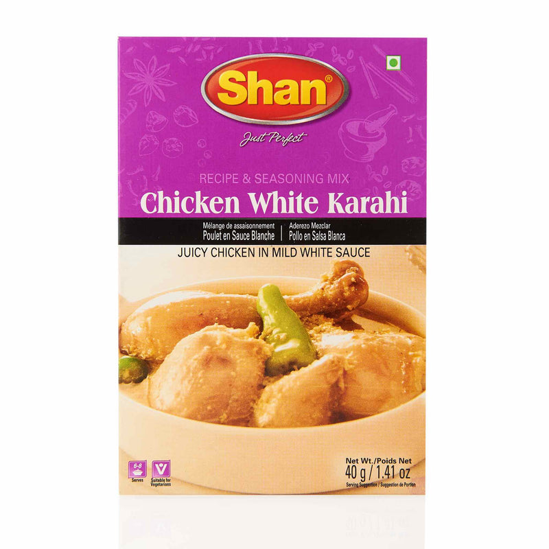 Shan Chicken White Karahi Recipe - Front