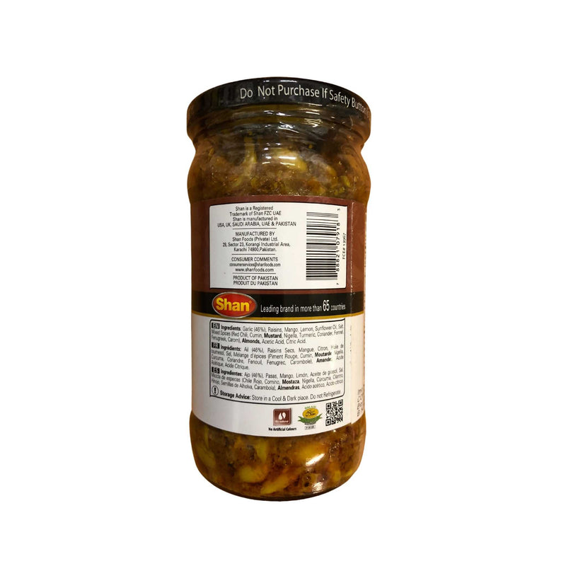 Shan Garlic Pickle - Ingredients