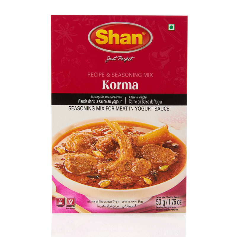 Shan Korma Recipe - Front