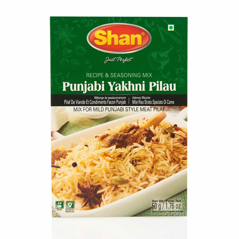 Shan Punjabi Yakhni Pilau Recipe Mix - Front