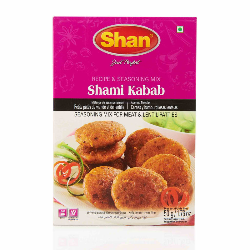 Shan Shami Kabab Recipe Mix - Front