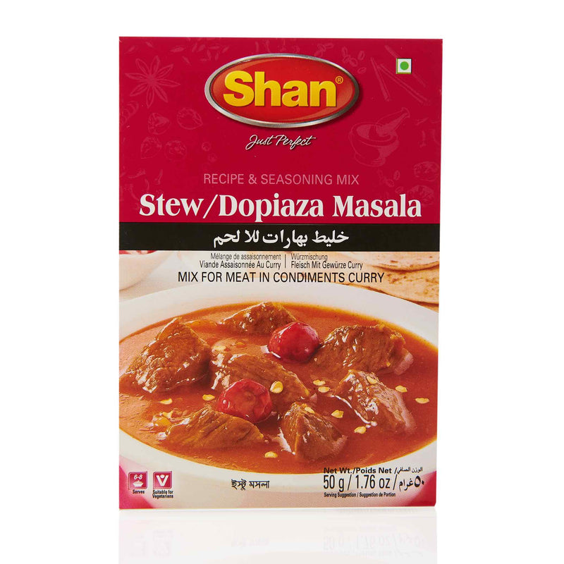 Shan Stew Dopiaza Masala Recipe - Front