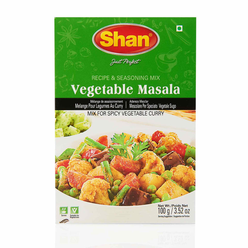 Shan Vegetable Masala Recipe Mix - Front
