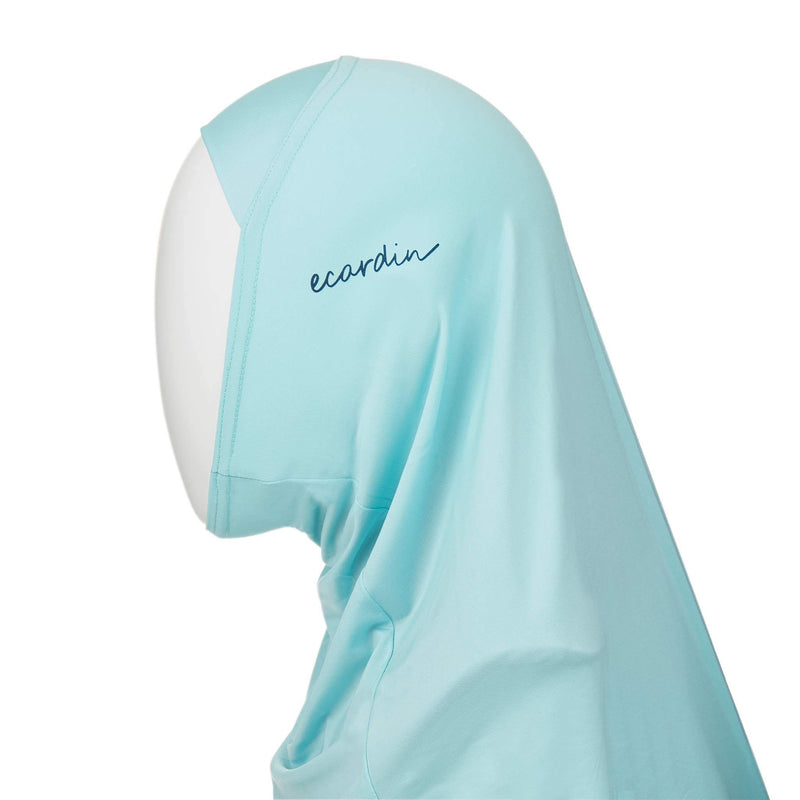 Pale Turquoise Sports Hijab - Front