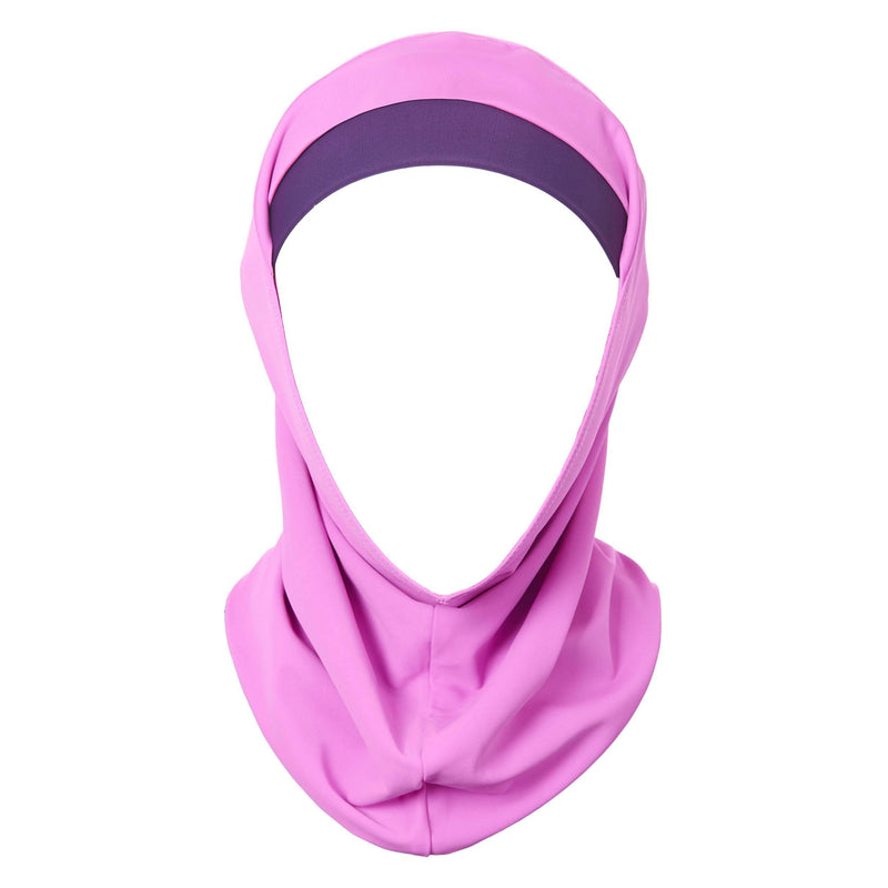 Pink and Purple Striped Burkini Swimwear - Hijab