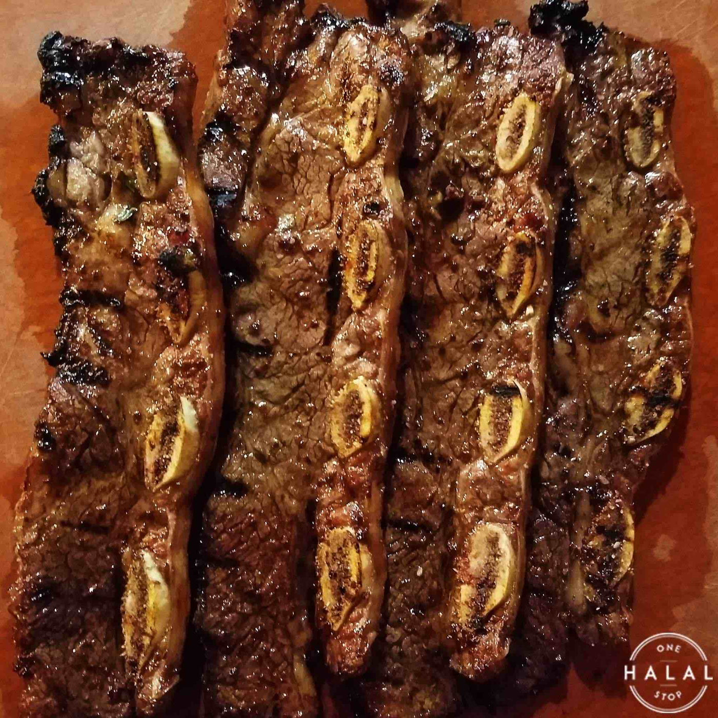 Zabiha Halal Beef Korean Ribs - Flanken Style – One Stop Halal