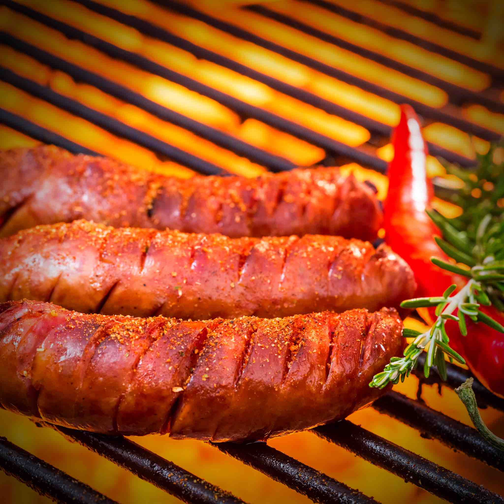 Louisiana Style Red Hot Smoked Sausage - 8 oz - Hoffy Products