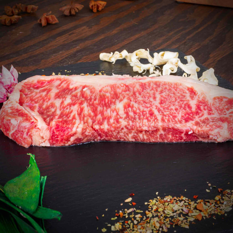 Zabiha Halal Full Blood Wagyu New York Strip Steak - 4