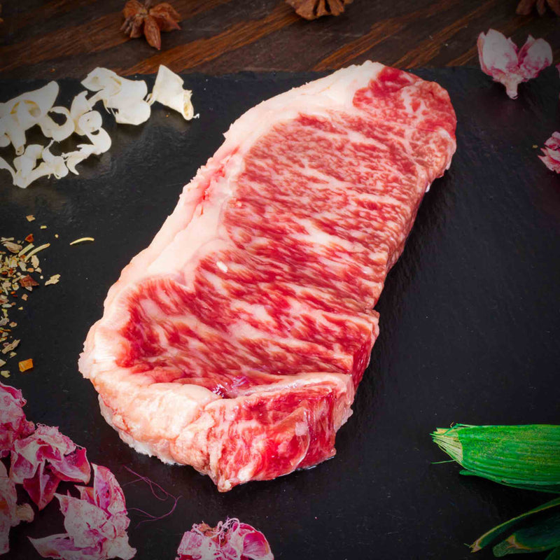 Zabiha Halal Full Blood Wagyu New York Strip Steak - 3
